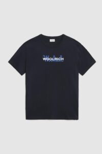 t-shirt blu woolrich