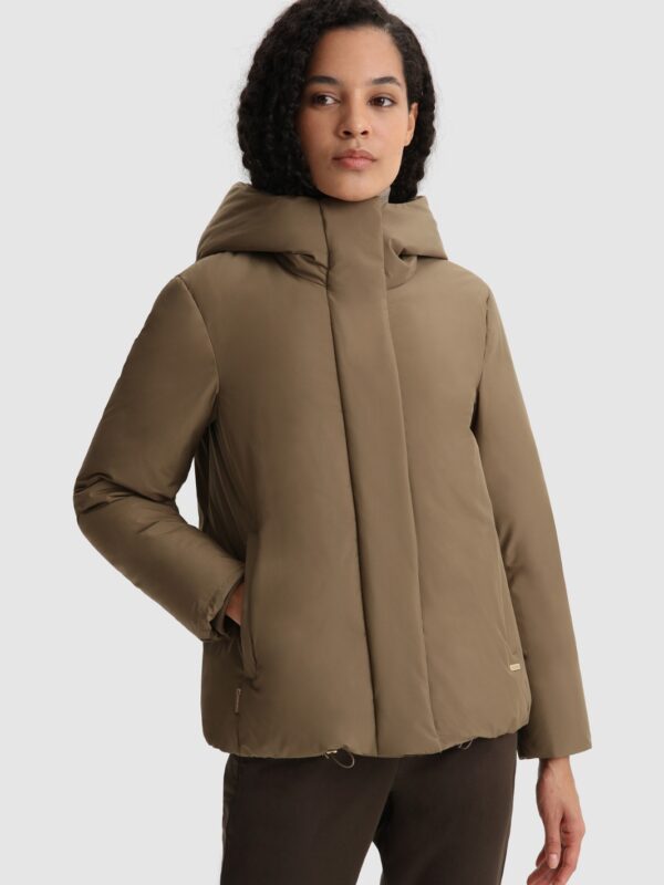 Giacca Corta Presque Taupe Woolrich